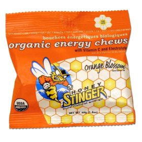 Honey Stinger, Organic, Jujubes énergétiques, Boîte de 12 x 50g, Orange (716347113499)