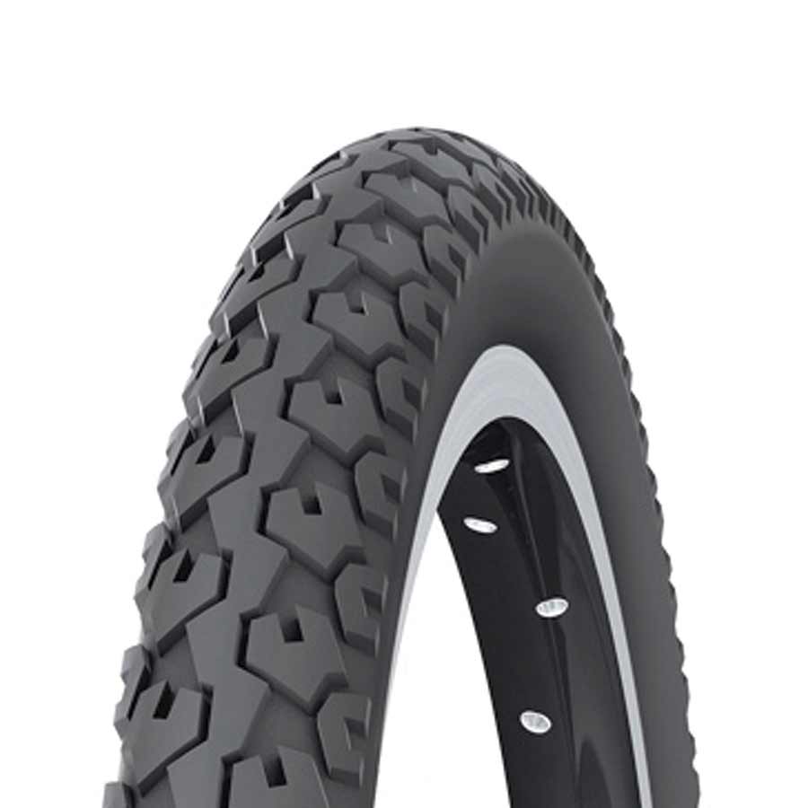 Michelin, Country Junior, Tire, 16''x1.75, Wire, Clincher, 22TPI, Black