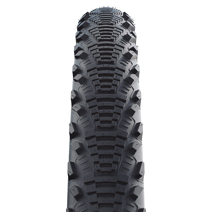 Schwalbe, CX Comp, Gravel Tire, 20x1.75, Wire, Clincher, SBC, K-Guard, Reflex, 50TPI, Black