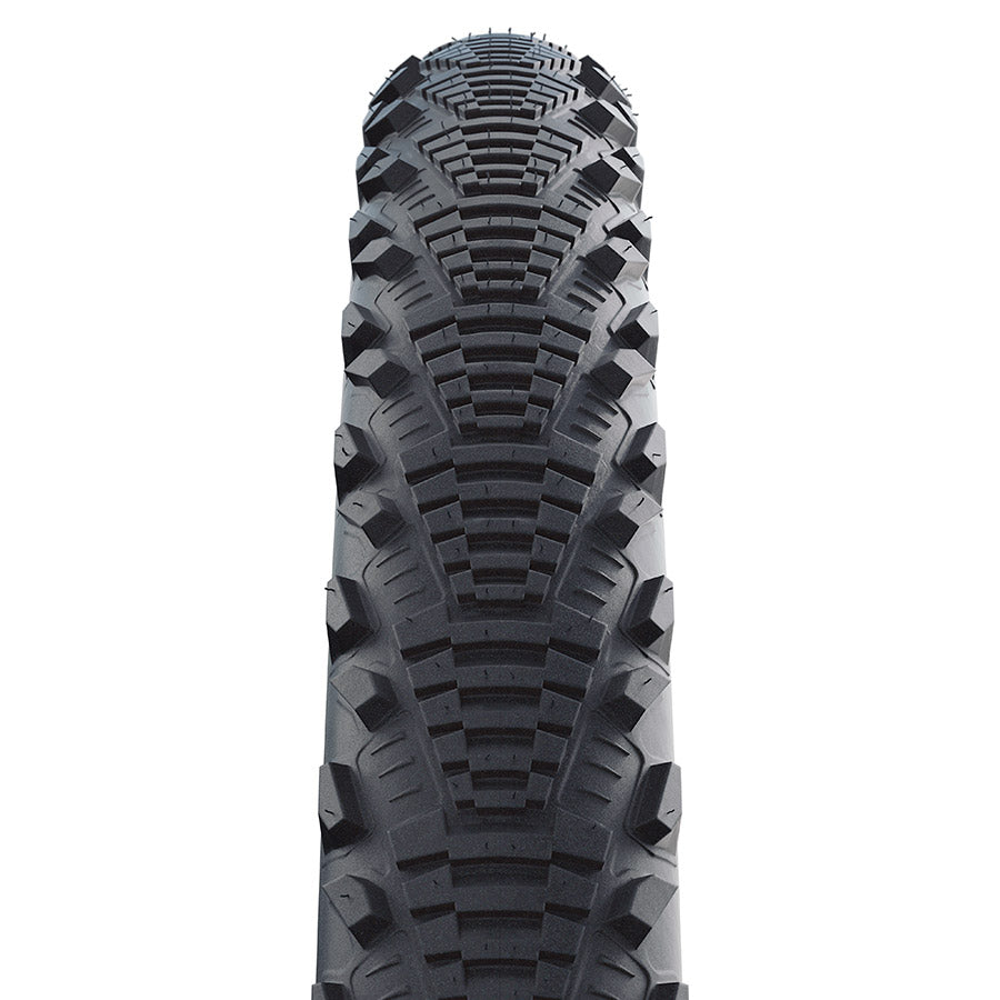 Schwalbe, CX Comp, Gravel Tire, 20x1.75, Wire, Clincher, SBC, K-Guard, Reflex, 50TPI, Black