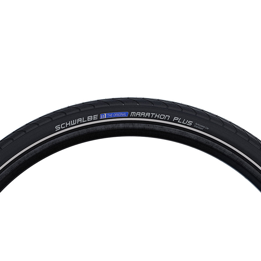 Schwalbe, Marathon Plus, Hybrid Tire, 24x1.75, Wire, Clincher, Addix, SmartGuard, TwinSkin, Reflex, 67TPI, Black
