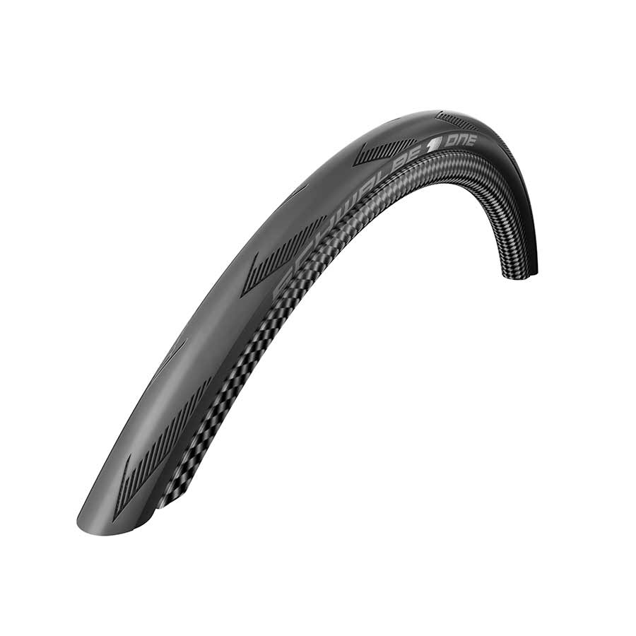 Schwalbe, One, Tire, 700x25C, Wire, Clincher, Addix, RaceGuard, 67TPI, Black