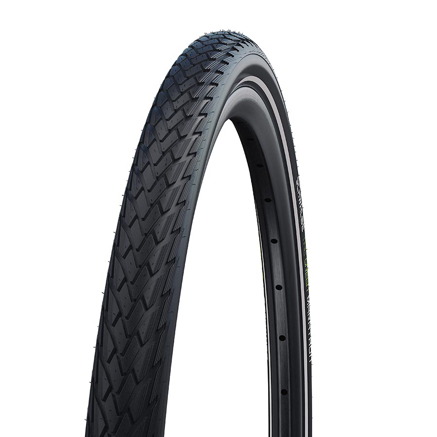 Schwalbe, MARATHON, Hybrid Tire, 700x35C, Wire bead, Clincher, Addix Eco, GreenGuard, 67TPI, Black