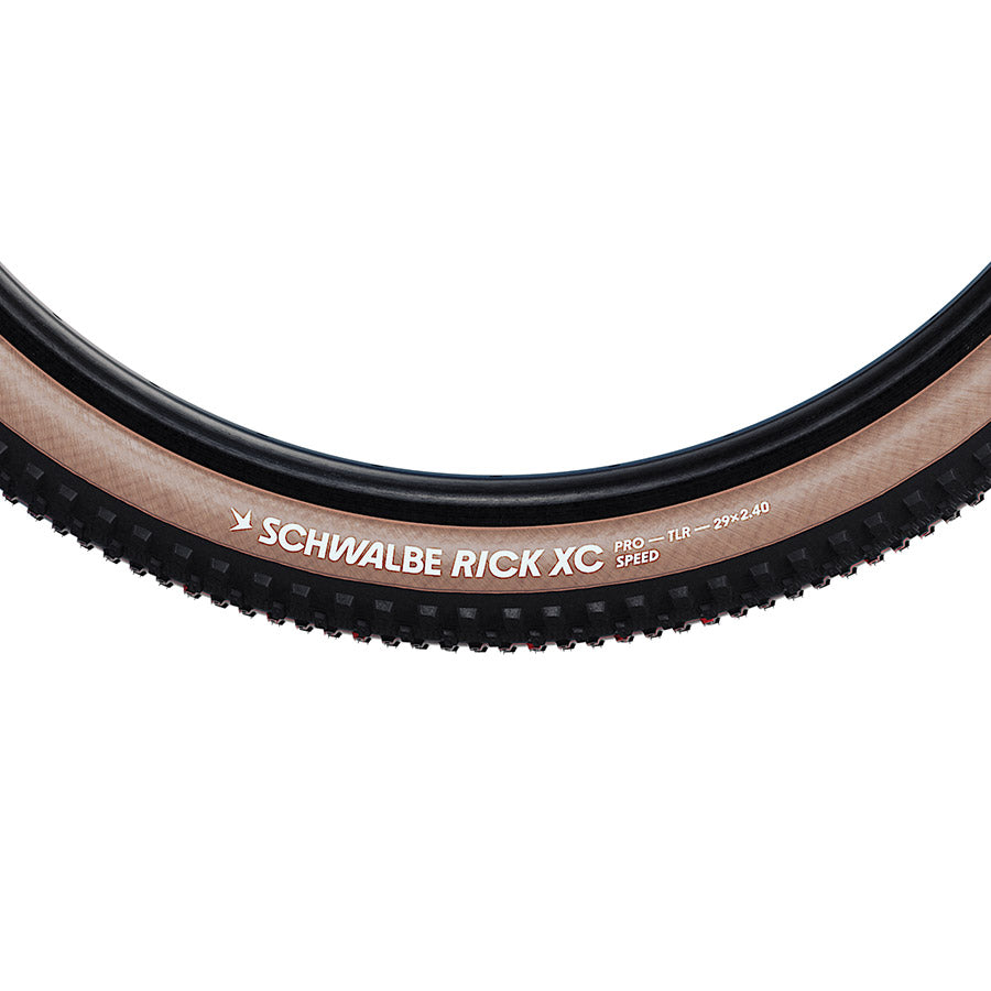 Schwalbe, Rick XC Pro, Mountain Tire, 29x2.40, Folding, Clincher, Speed, XC PRO, 67TPI, Transparent Skinwall