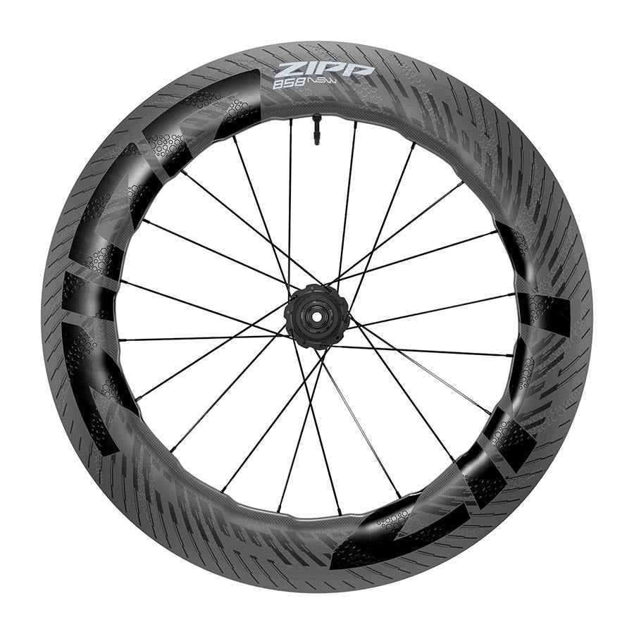 Zipp, 858 NSW Tubeless Disc C1, Wheel, Rear, 700C / 622, Holes: 20, 12mm TA, 142mm, Disc Center Lock, Shimano HG 11