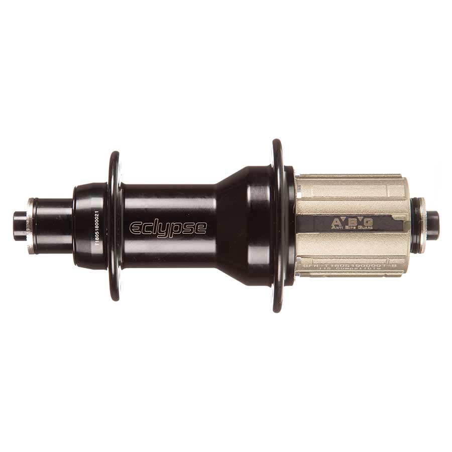 (IU) Eclypse, Novatec, F482SB/A-11S, Road hub, 24H, Rear, 130mm, 10mm axle, QR, Black, 11sp, Cassette
