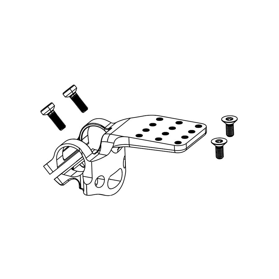 Zipp, Clamp & Armrest for Vuka Aero C1, Right