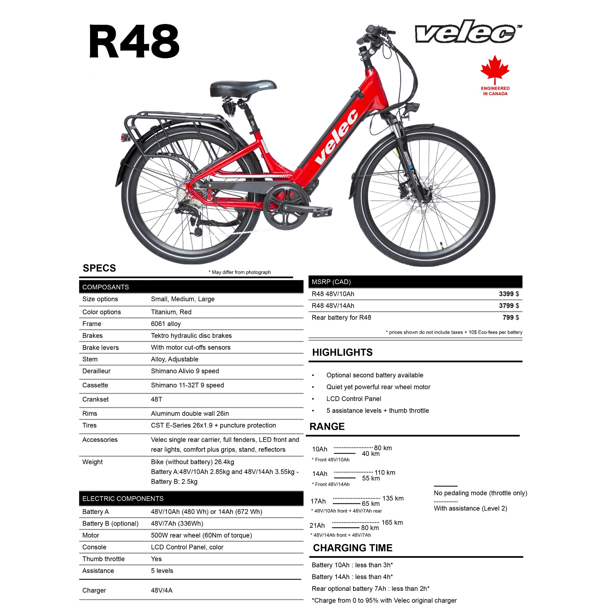 Shops velo velec r48