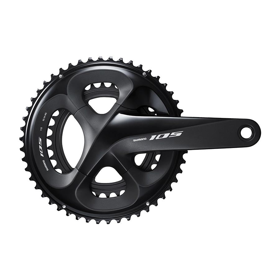 Shimano, 105 FC-R7000, Crankset, Speed: 11, Spindle: 24mm, BCD: 110, No Chainring, Hollowtech II, 160mm, Black, Road Disc, IFCR7000MXXL