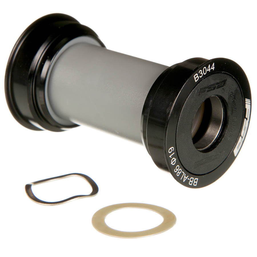 FSA, BB86, Press-fit alliage, Boîtier: 86mm, Axe: 19mm, Acier, Noir, 230-6018 - Cycle LM