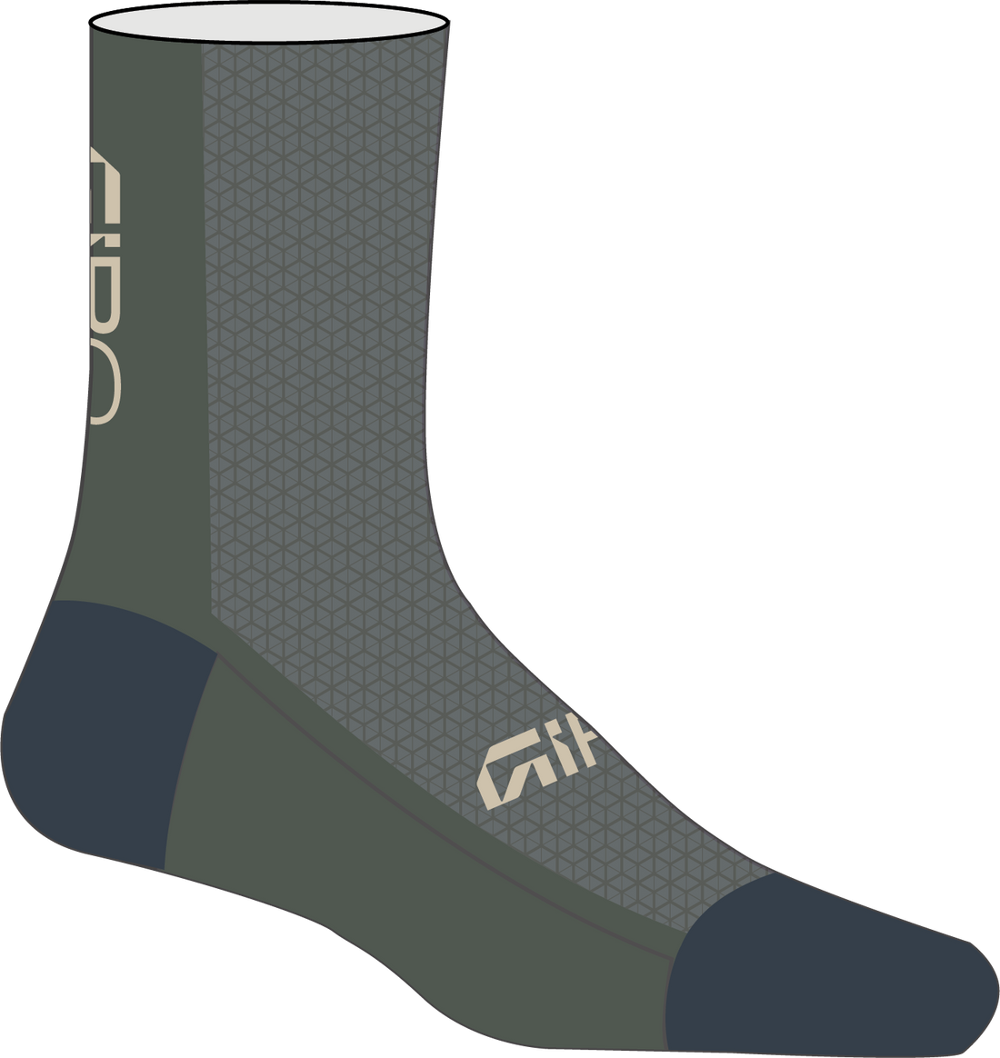 BAS_DE_VÉLO|Giro|HRC+Merino_VERT_FONCE_TG|Cycle_LM
