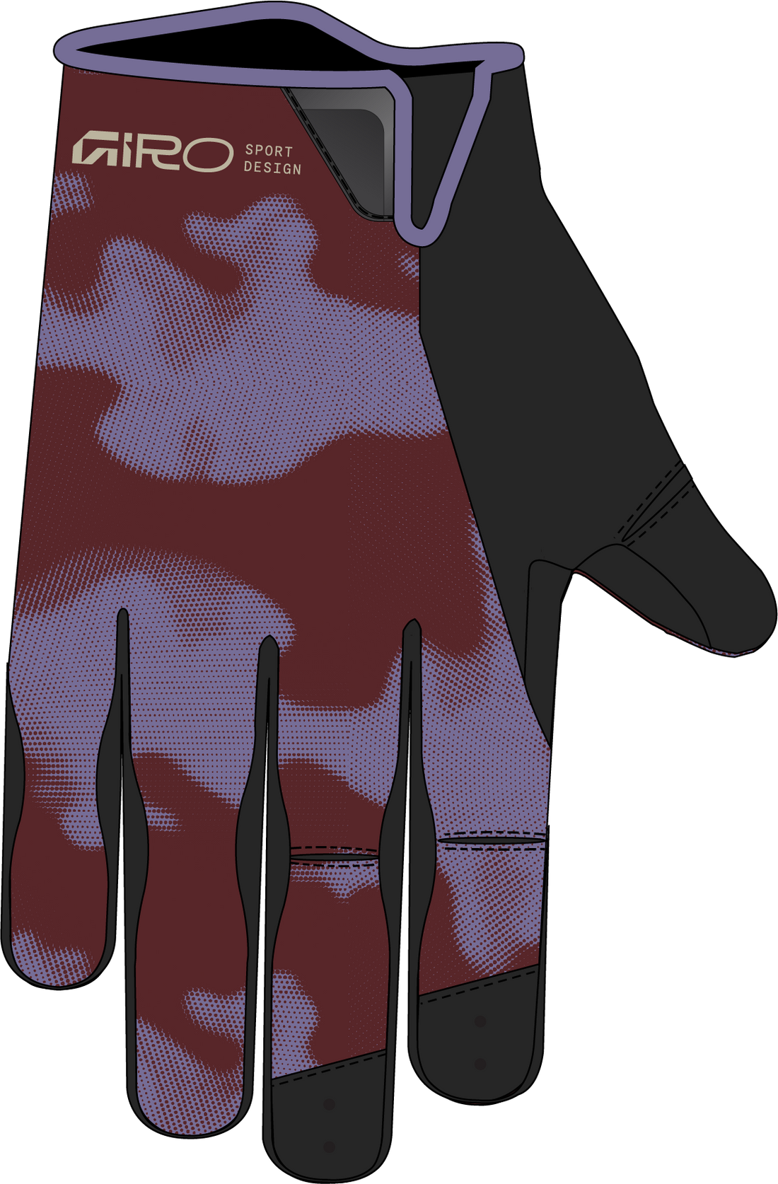 GANTS_DE_VÉLO_FEMME|Giro|LaDND_MAROON_TG|Cycle_LM