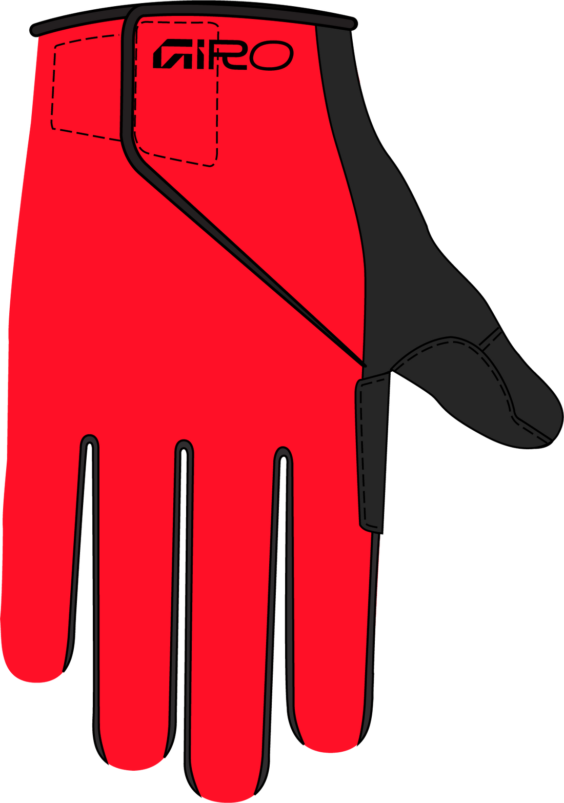 GANTS_DE_VÉLO_JR|Giro|DND_Jr_II_ROUGE_G|Cycle_LM