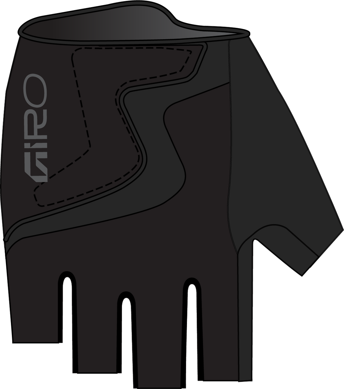 GANTS_DE_VÉLO_JR|Giro|Bravo_Jr_NOIR_G|Cycle_LM