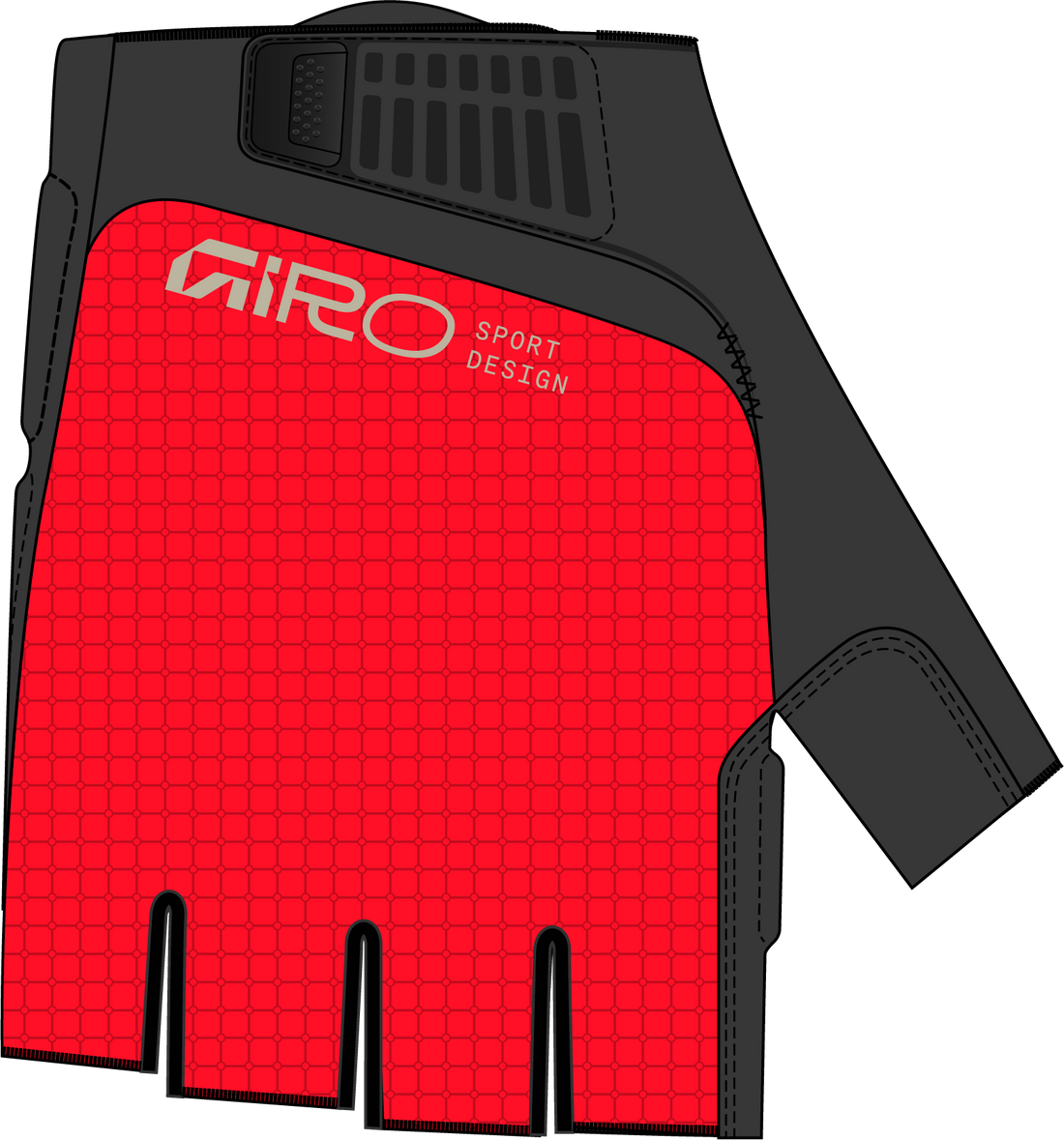 GANTS_DE_VÉLO_FEMME|Giro|Tessa_II_Gel_ROUGE_TG|Cycle_LM