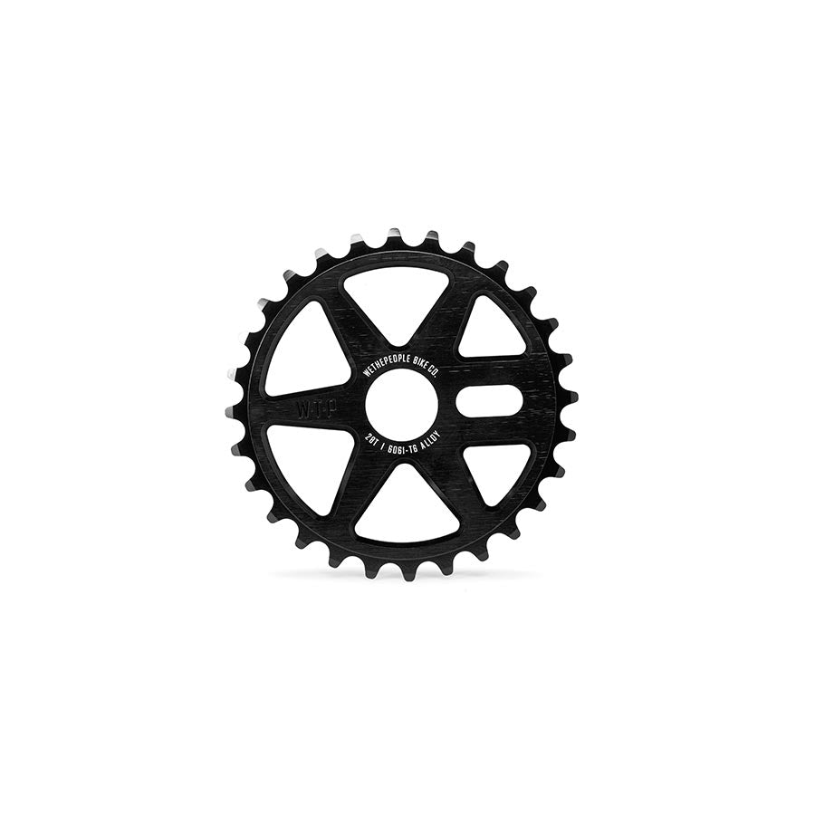 We The People, Logic, Chainring, Teeth: 25, 6061-T6 Aluminum, Black