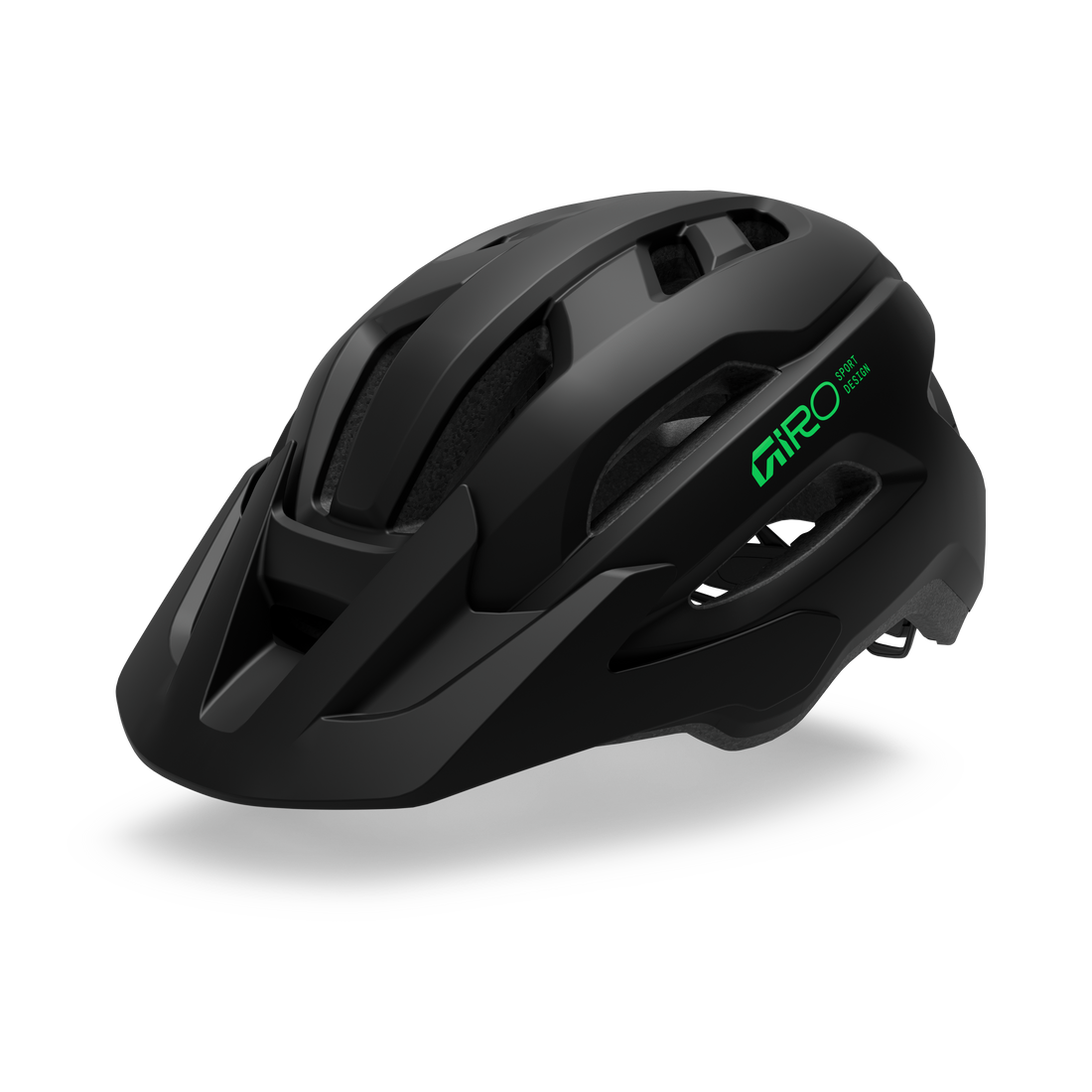 CASQUE_ENFANT|Giro|Fixture_II_YTH_Noir/Vert_UY|Cycle_LM
