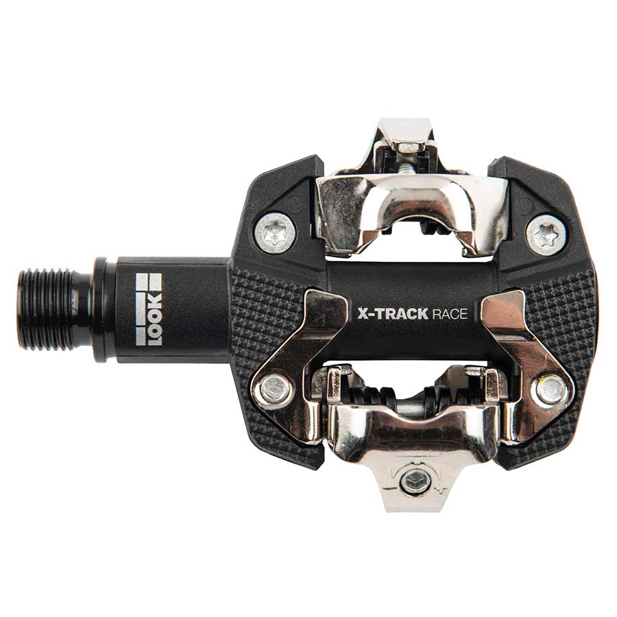 Look, X-Track Race, Pédales automatiques pour VTT, Corps en Composite, Essieu en Cr-Mo, 9/16'', Noir - Cycle LM