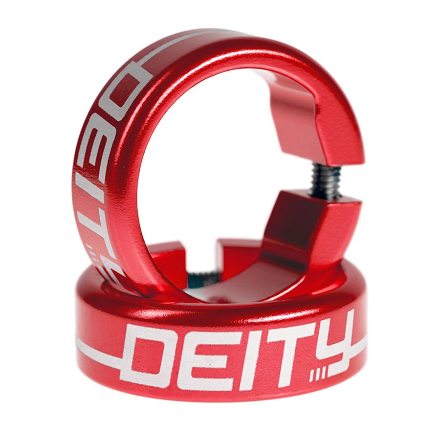 Deity, Grip Clamps, Red