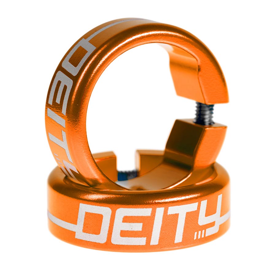 Deity, Grip Clamps, Red