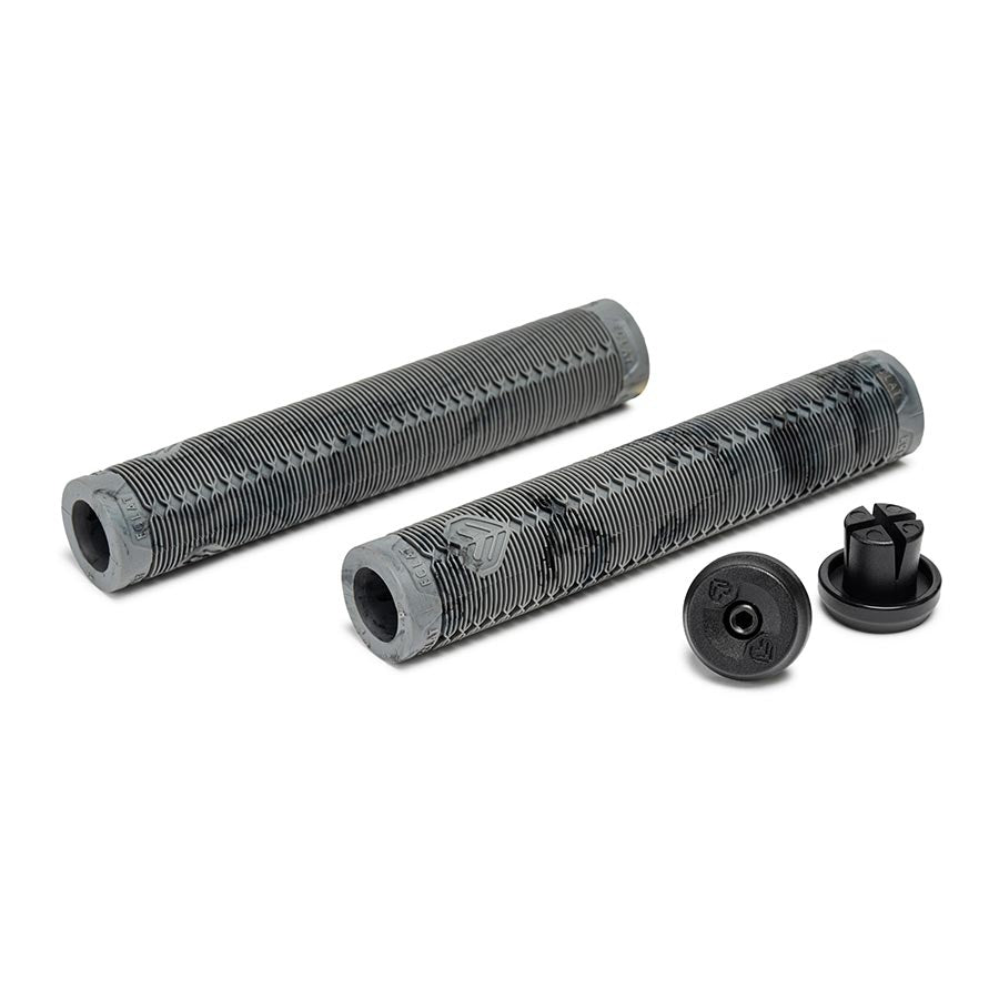 Eclat, Shogun, Grips, 166mm, Grey/Black, Pair