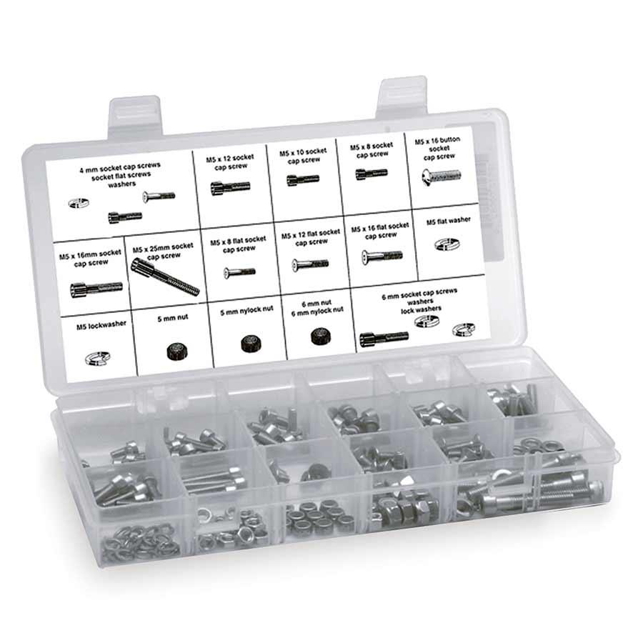 Wheels Manufacturing, 4, 5, 6mm Stainless steel fastener kit