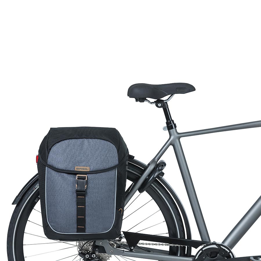 Basil, Miles MIK, Pannier, 34L, Black