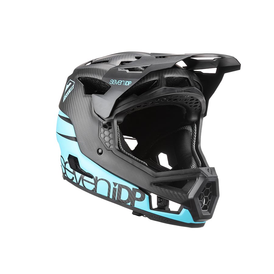 7iDP, Project 23 Carbon, Full Face Helmet, Black/Raw Carbon, L, 59 - 60cm