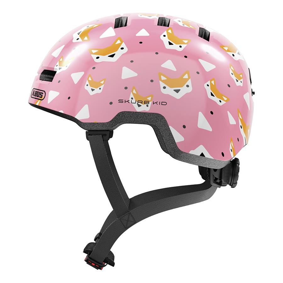 Abus, Skurb Kid, Helmet, M, 50 - 55cm, Rose Foxes