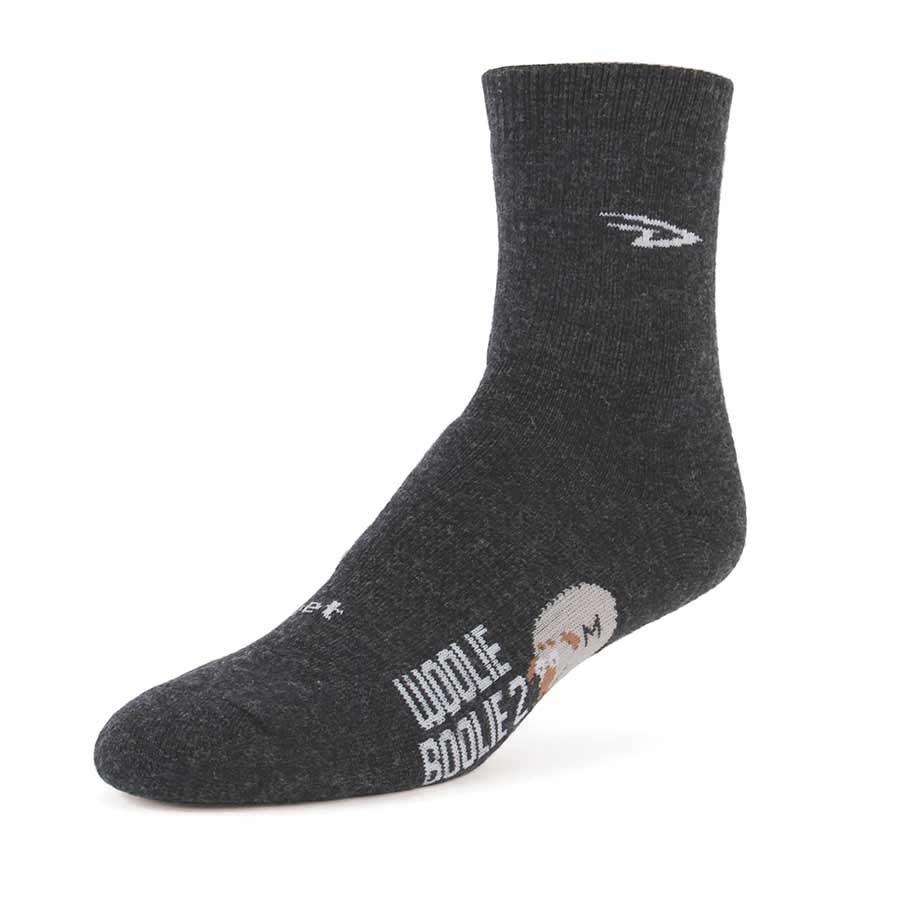 DeFeet, Woolie Boolie 1'', Socks, Charcoal, L, Pair