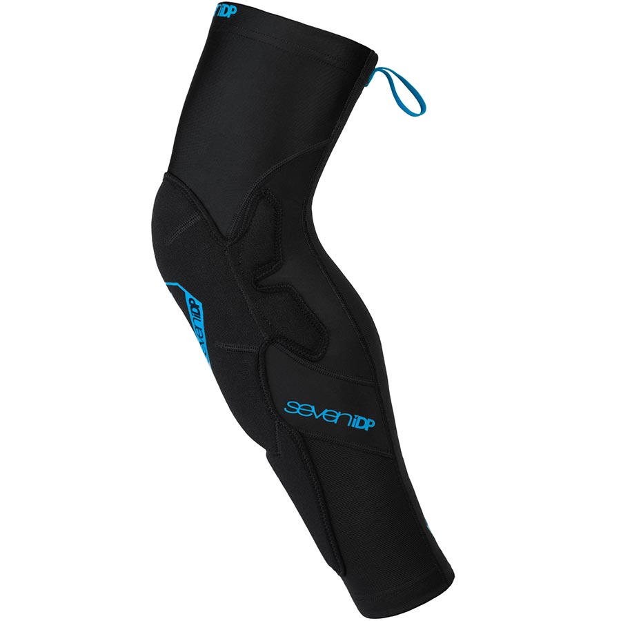 7iDP, Transition Long, Knee/Shin Guard, Black, L, Pair