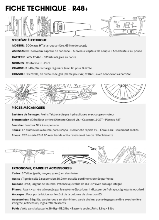 R48+ 2027 : Le vélo électrique confortable, encore plus polyvalant