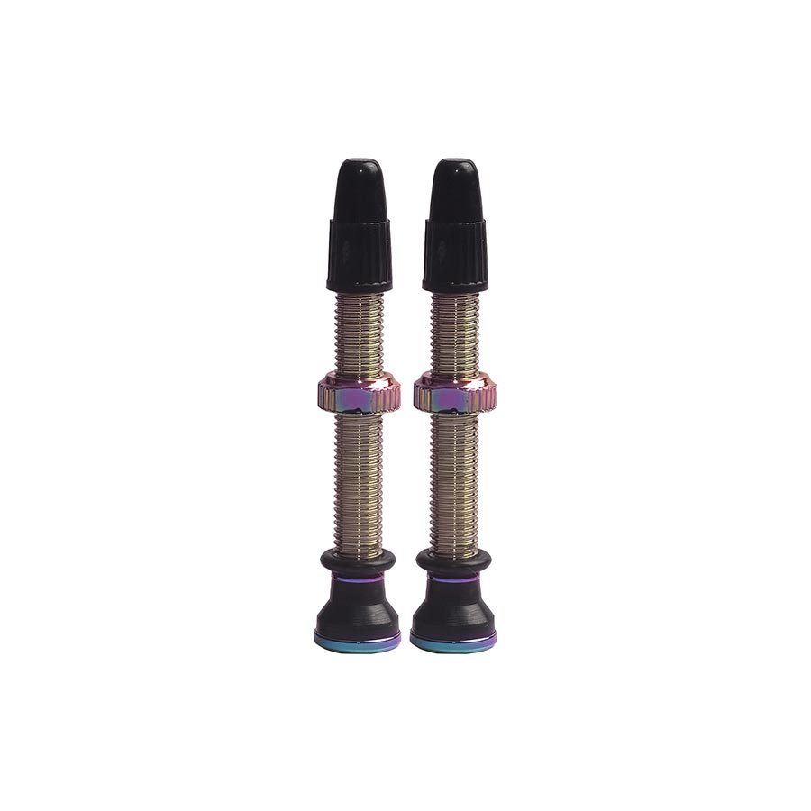 Accessoires_pour_pneus_sans_chambre_à_air|EVO,_Valves_Tubeless,_Presta,_44mm,_Iridescent,_Paire|EVO|Cycle_LM