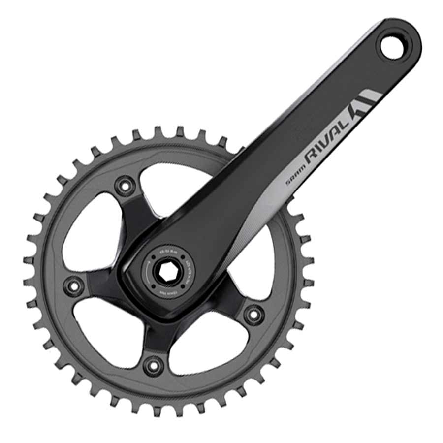 Pédaliers|SRAM,_Rival1,_Pédalier,_11_vit,_170mm,_42D,_BCD:110mm,_GXP,_68mm,_45.5mm,_Noir|SRAM|Cycle_LM