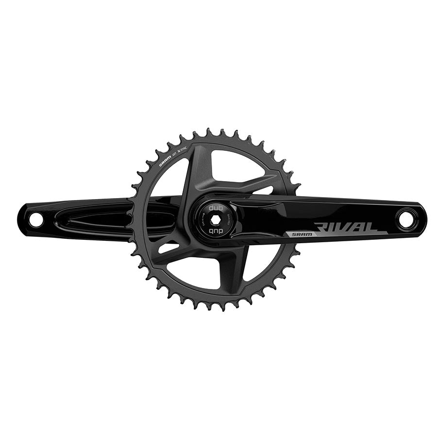 Pédaliers|SRAM,_Rival_D1_Wide_1x,_Pédalier,_Vitesses:_12,_Axe:_28.99mm,_40,_DUB,_160mm,_Noir,_Route_Disque|SRAM|Cycle_LM