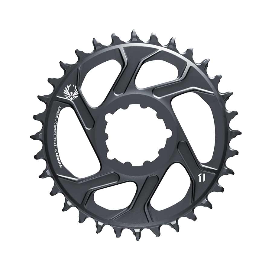 Plateaux|SRAM,_GX_Eagle_C1,_Plateau,_Dents:_30,_Vitesses:_11/12,_BCD:_Direct_Mount,_Aluminium,_Gris,_11.6218.046.000|SRAM|Cycle_LM