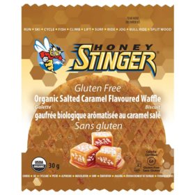 Honey Stinger, Gluten Free Organic, Gauffres, Caramel salé, 16x30g (716347637787)