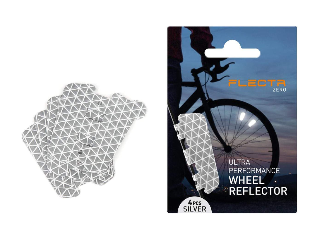 8 Pièces Réflecteurs de Vélo, Kit Réflecteur Vélo,Réflecteur de Vélo Avant  et Arrière,Réflecteurs de Rayons de Vélo pour Les Vélos, Les Vélos de