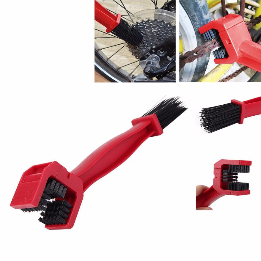 Cycling Bicycle Motorcycle Chain Cleaning Tool Gear Grunge Brush Cleaner Plastic for Wheel Flywheel Bicycle (4502933536861)